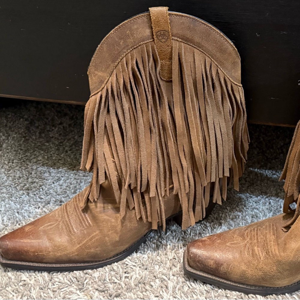 Ariat Gold Rush boots fringe womens 11